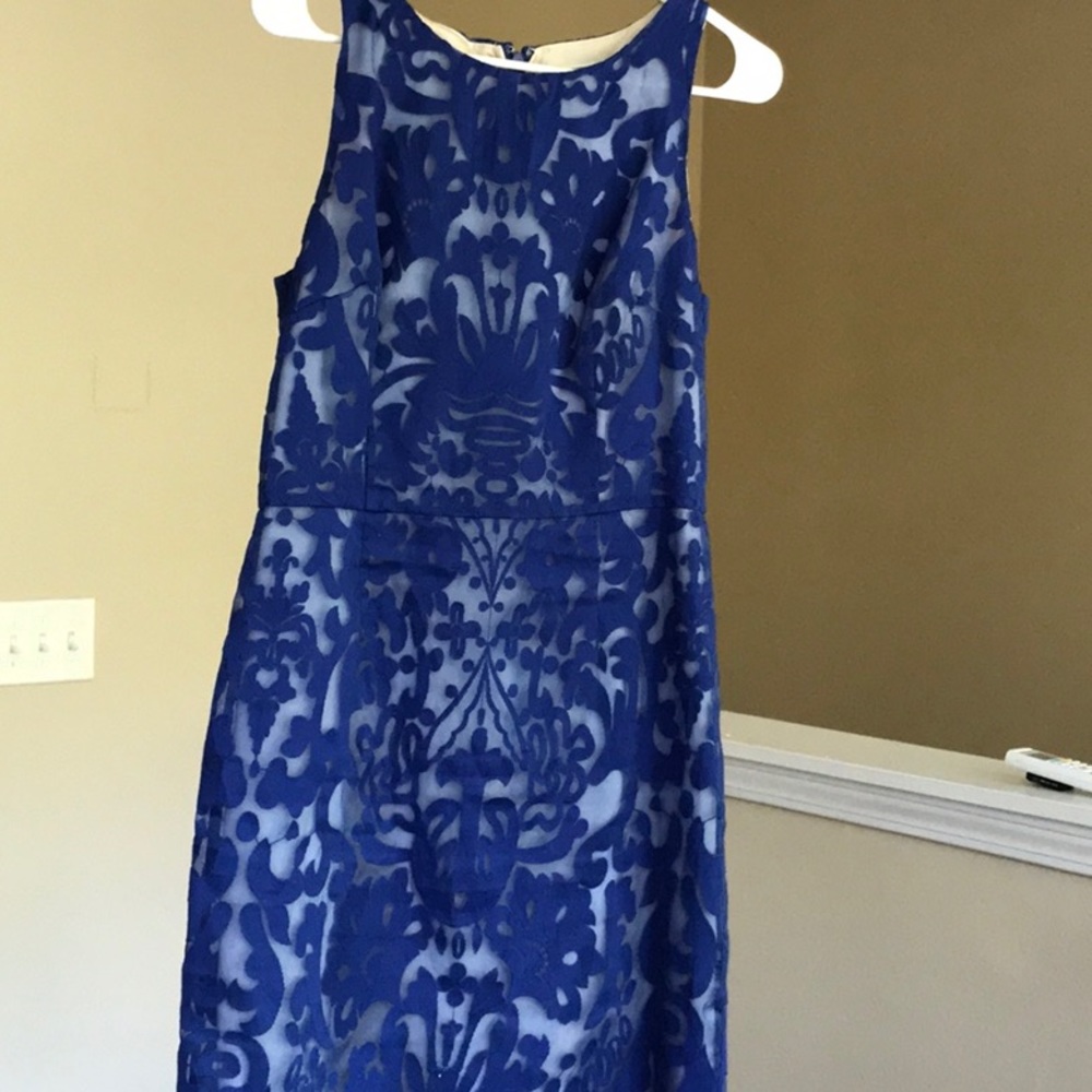 Katherine Kelly Royal Blue Sheath Dress (8/M)